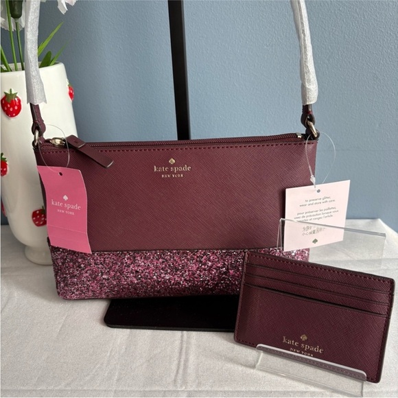 5 Piece Beaded Bracelet Set — Kate Spade Crossbody w/ Cardholder Opportunity NWT - Picture 4 of 4